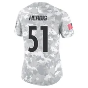 Arctic Camo Women's Nick Herbig Pittsburgh Steelers Limited 2024 Salute to Service Jersey