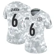 Arctic Camo Women's Patrick Queen Pittsburgh Steelers Limited 2024 Salute to Service Jersey