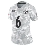 Arctic Camo Women's Patrick Queen Pittsburgh Steelers Limited 2024 Salute to Service Jersey