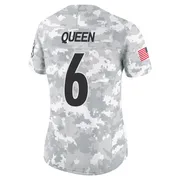 Arctic Camo Women's Patrick Queen Pittsburgh Steelers Limited 2024 Salute to Service Jersey