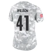 Arctic Camo Women's Payton Wilson Pittsburgh Steelers Limited 2024 Salute to Service Jersey