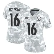 Arctic Camo Women's Quez Watkins Pittsburgh Steelers Limited 2024 Salute to Service Jersey