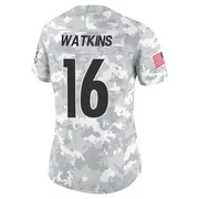 Arctic Camo Women's Quez Watkins Pittsburgh Steelers Limited 2024 Salute to Service Jersey