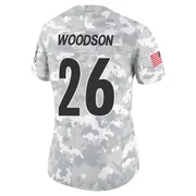 Arctic Camo Women's Rod Woodson Pittsburgh Steelers Limited 2024 Salute to Service Jersey