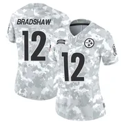 Arctic Camo Women's Terry Bradshaw Pittsburgh Steelers Limited 2024 Salute to Service Jersey