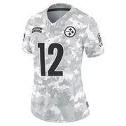 Arctic Camo Women's Terry Bradshaw Pittsburgh Steelers Limited 2024 Salute to Service Jersey