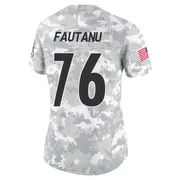 Arctic Camo Women's Troy Fautanu Pittsburgh Steelers Limited 2024 Salute to Service Jersey