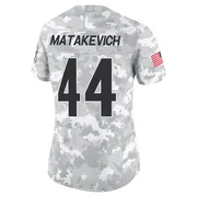 Arctic Camo Women's Tyler Matakevich Pittsburgh Steelers Limited 2024 Salute to Service Jersey