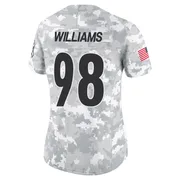 Arctic Camo Women's Vince Williams Pittsburgh Steelers Limited 2024 Salute to Service Jersey