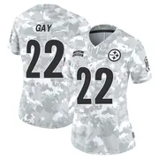 Arctic Camo Women's William Gay Pittsburgh Steelers Limited 2024 Salute to Service Jersey