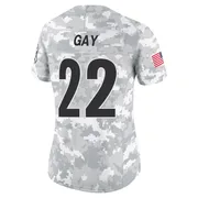 Arctic Camo Women's William Gay Pittsburgh Steelers Limited 2024 Salute to Service Jersey