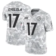 Arctic Camo Youth Ayo Oyelola Pittsburgh Steelers Limited 2024 Salute to Service Jersey