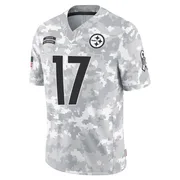 Arctic Camo Youth Ayo Oyelola Pittsburgh Steelers Limited 2024 Salute to Service Jersey