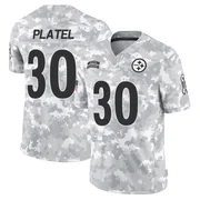 Arctic Camo Youth Carlins Platel Pittsburgh Steelers Limited 2024 Salute to Service Jersey