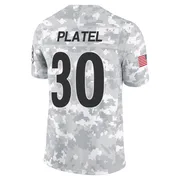 Arctic Camo Youth Carlins Platel Pittsburgh Steelers Limited 2024 Salute to Service Jersey