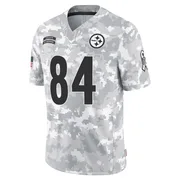 Arctic Camo Youth Ja'Marcus Bradley Pittsburgh Steelers Limited 2024 Salute to Service Jersey