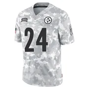 Arctic Camo Youth Joey Porter Jr. Pittsburgh Steelers Limited 2024 Salute to Service Jersey