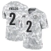 Arctic Camo Youth Justin Fields Pittsburgh Steelers Limited 2024 Salute to Service Jersey