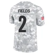 Arctic Camo Youth Justin Fields Pittsburgh Steelers Limited 2024 Salute to Service Jersey