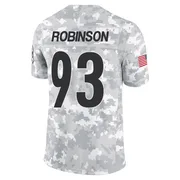 Arctic Camo Youth Mark Robinson Pittsburgh Steelers Limited 2024 Salute to Service Jersey