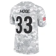 Arctic Camo Youth Merril Hoge Pittsburgh Steelers Limited 2024 Salute to Service Jersey