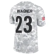 Arctic Camo Youth Mike Wagner Pittsburgh Steelers Limited 2024 Salute to Service Jersey