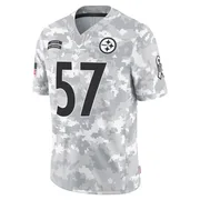 Arctic Camo Youth Montravius Adams Pittsburgh Steelers Limited 2024 Salute to Service Jersey