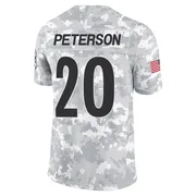 Arctic Camo Youth Patrick Peterson Pittsburgh Steelers Limited 2024 Salute to Service Jersey