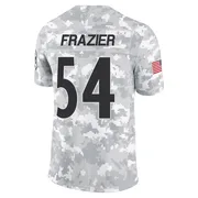 Arctic Camo Youth Zach Frazier Pittsburgh Steelers Limited 2024 Salute to Service Jersey