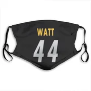 Black Derek Watt Pittsburgh Steelers Washable & Reusable Face Mask With PM2.5 Filter