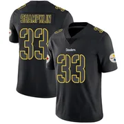 Black Impact Men's Aaron Shampklin Pittsburgh Steelers Limited Jersey