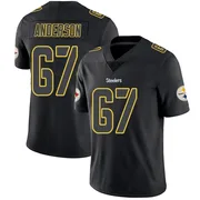 Black Impact Men's Calvin Anderson Pittsburgh Steelers Limited Jersey