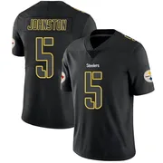 Black Impact Men's Cameron Johnston Pittsburgh Steelers Limited Jersey