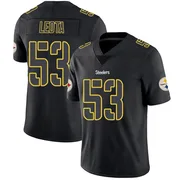 Black Impact Men's Eku Leota Pittsburgh Steelers Limited Jersey