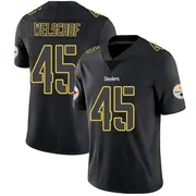 Black Impact Men's Julius Welschof Pittsburgh Steelers Limited Jersey