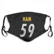 Black Jack Ham Pittsburgh Steelers Washable & Reusable Face Mask With PM2.5 Filter