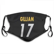 Black Joe Gilliam Pittsburgh Steelers Washable & Reusable Face Mask With PM2.5 Filter