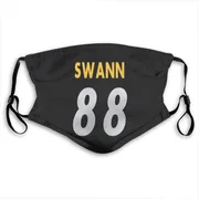 Black Lynn Swann Pittsburgh Steelers Washable & Reusable Face Mask With PM2.5 Filter