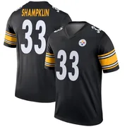 Black Men's Aaron Shampklin Pittsburgh Steelers Legend Jersey