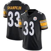 Black Men's Aaron Shampklin Pittsburgh Steelers Limited Team Color Vapor Untouchable Jersey