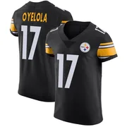 Black Men's Ayo Oyelola Pittsburgh Steelers Elite Team Color Vapor Untouchable Jersey