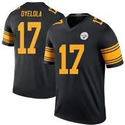 Black Men's Ayo Oyelola Pittsburgh Steelers Legend Color Rush Jersey