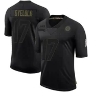 Black Men's Ayo Oyelola Pittsburgh Steelers Limited 2020 Salute To Service Jersey