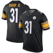 Black Men's Beanie Bishop Jr. Pittsburgh Steelers Legend Jersey