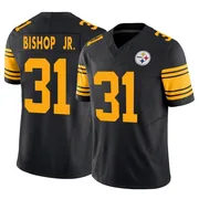 Black Men's Beanie Bishop Jr. Pittsburgh Steelers Limited 2nd Alternate Vapor F.U.S.E. Jersey