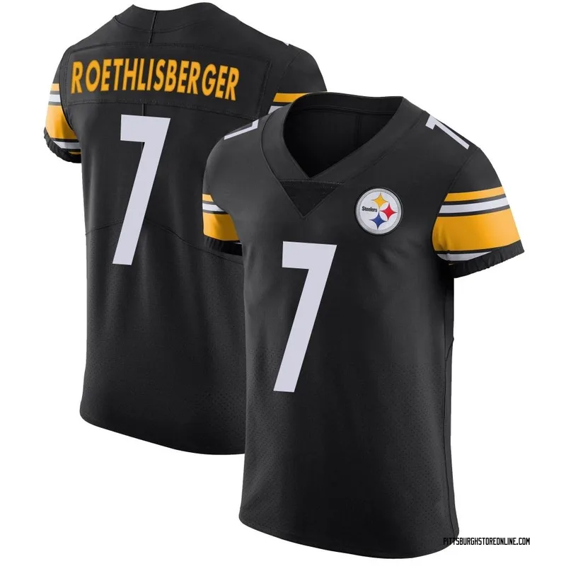 Black Men's Ben Roethlisberger Pittsburgh Steelers Elite Team Color Vapor Untouchable Jersey