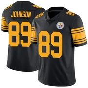 Black Men's Brandon Johnson Pittsburgh Steelers Limited Color Rush Jersey