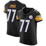 Black Men's Broderick Jones Pittsburgh Steelers Elite Team Color Vapor Untouchable Jersey