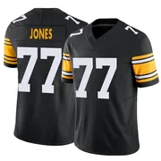 Black Men's Broderick Jones Pittsburgh Steelers Limited Alternate Vapor F.U.S.E. Jersey