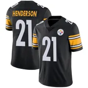 Black Men's C.J. Henderson Pittsburgh Steelers Limited Team Color Vapor Untouchable Jersey